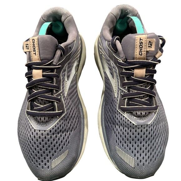 Brooks Womens Ghost 12‎ 1203051B086 Gray Purple Running Shoes Sneakers Sz VG - Picture 8 of 8